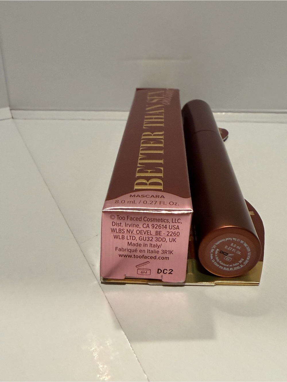 NIB! Too Faced Better Than Sex Mascara CHOCOLATE 0.27oz/8ml - Picture 5 of 5